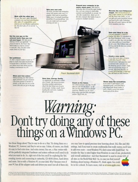 Don’t try doing any of these things on a Windows PC