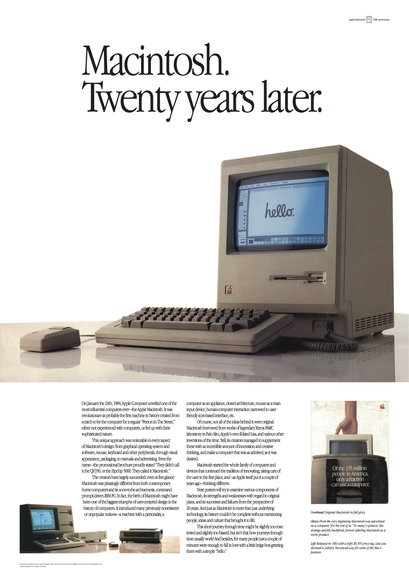 Macintosh. Twenty years later.