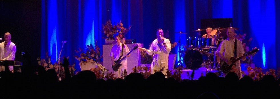 A photo of the band Faith No More playing at the Paramount in Seattle